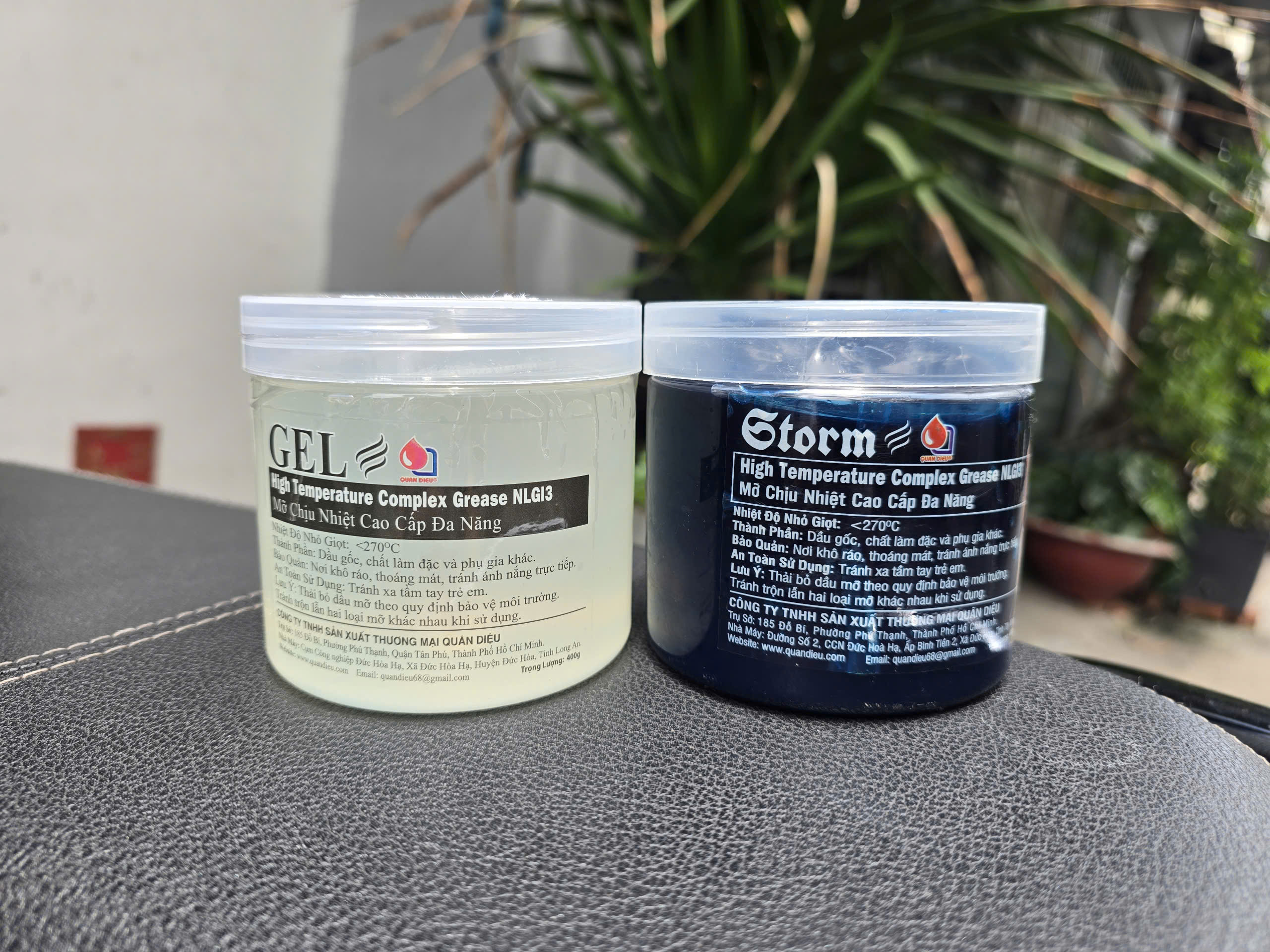 Mỡ bôi trơn STORM và GEL (Quân Diệu) chịu nhiệt <270°C