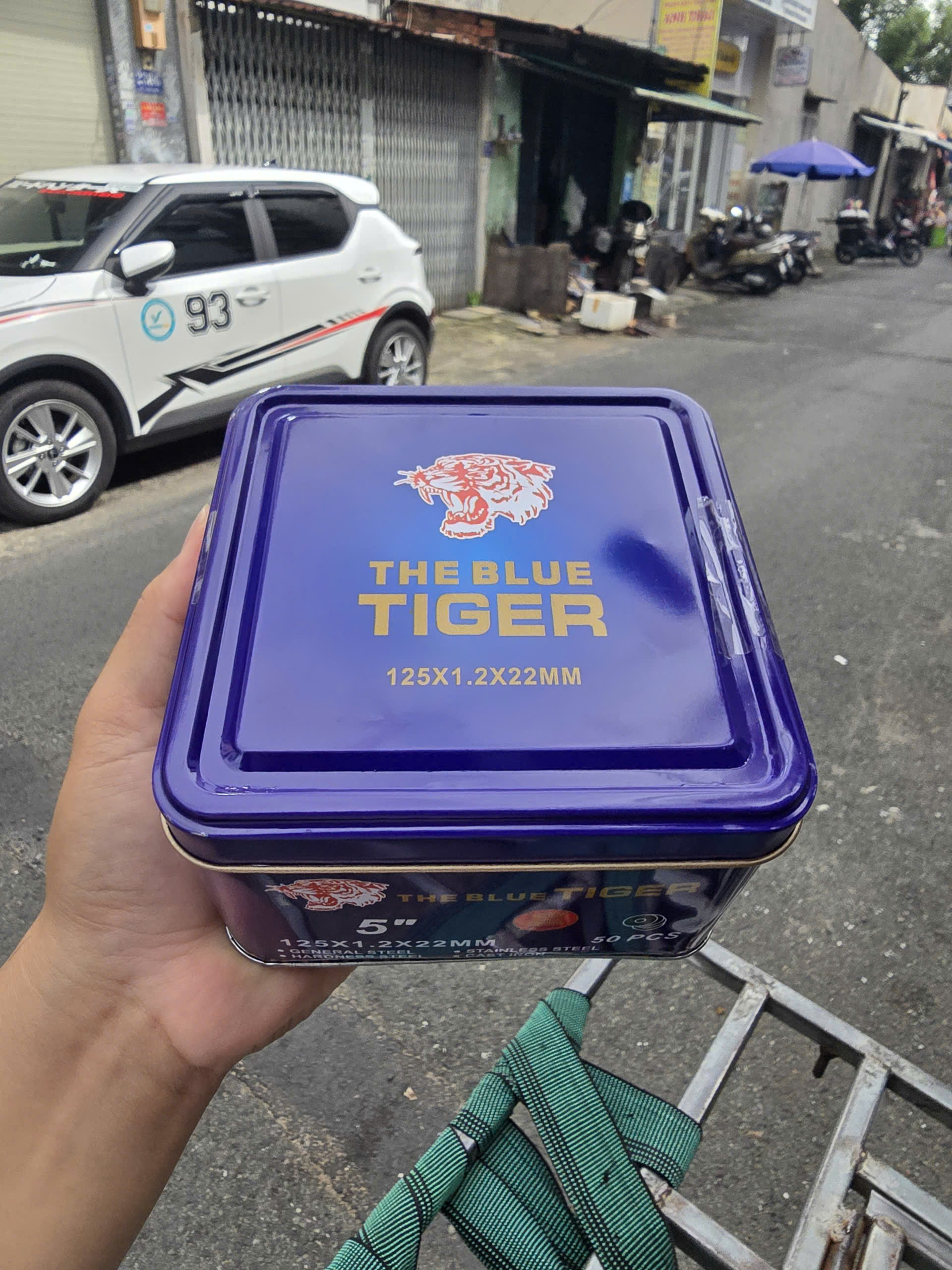 Đá cắt Tiger 125mm- 100viên (Hộp xanh)