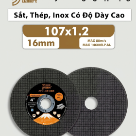 Đá cắt Jinlike 2 lưới màu Đen 107mm, 125mm, 150mm, 180mm ( for Heavy Duty)